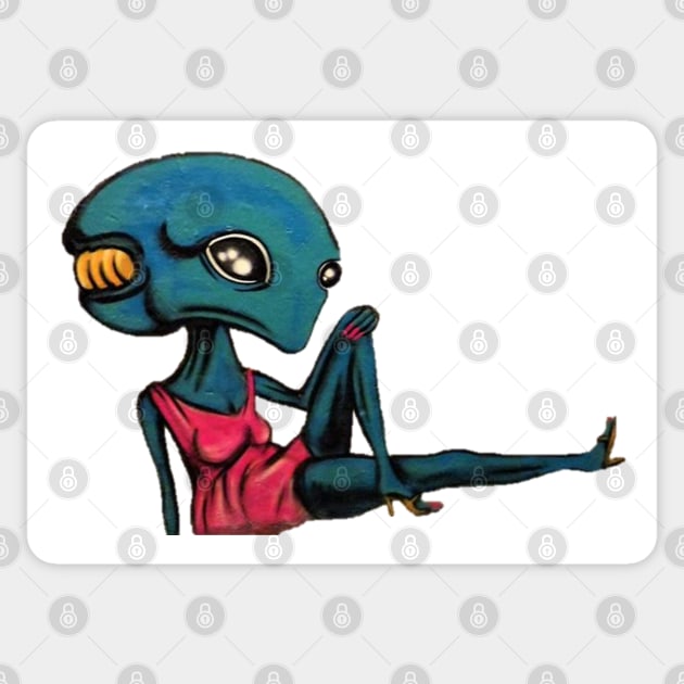 Casual Alien Sticker by SHappe